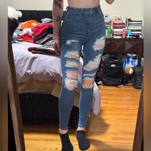hollister distressed jeans